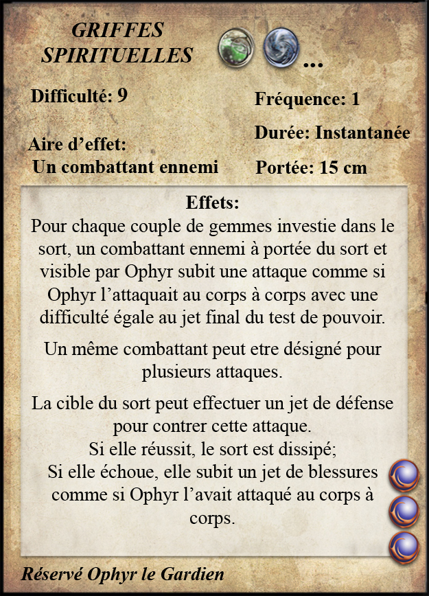 Griffes Spirituelles